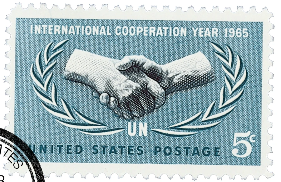 1266 - 1965 5c International Cooperation Year - Mystic Stamp Company