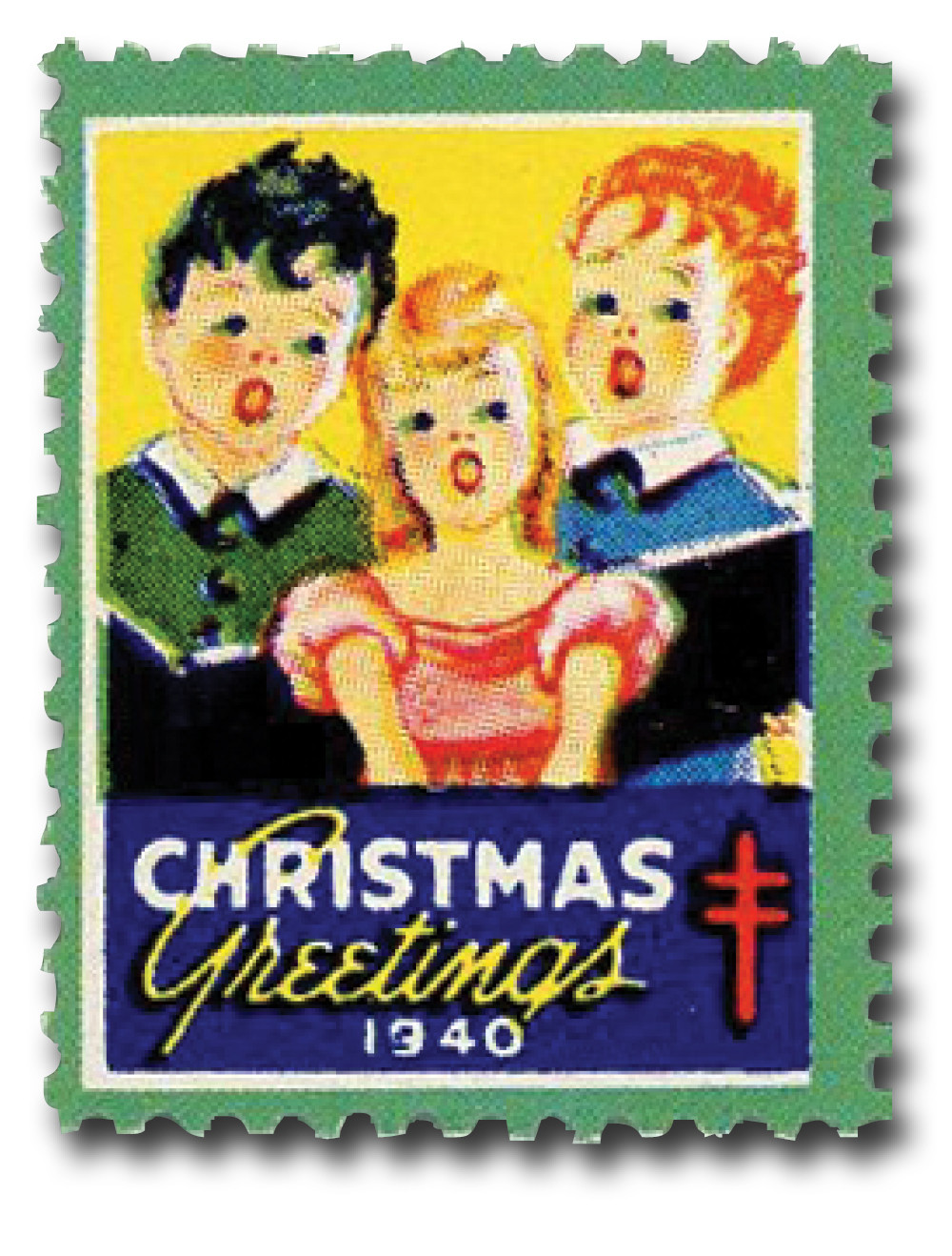 WX101 - 1940 Christmas Seal - Mystic Stamp Company