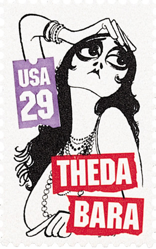 2827 - 1994 29c Silent Screen Stars: Theda Bara - Mystic