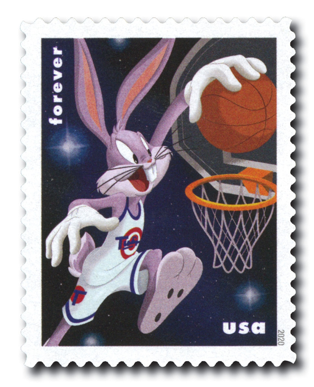 5495 - 2020 First-Class Forever Stamps - Bugs Bunny: Playing