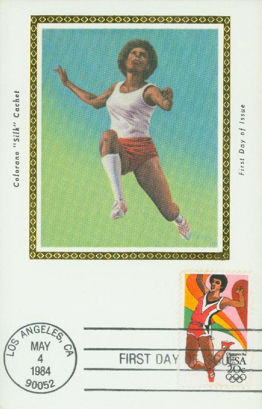 FDC JO Los Angeles 1984 – Enveloppe Premier Jour Avec Timbres Olympics USA