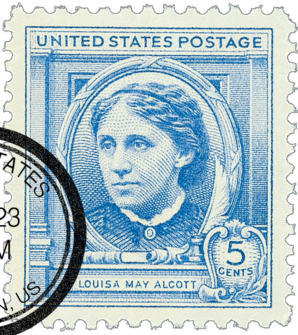 珍しい切手　アメリカ歴史 American Stamps Vintage 619 - 1925 5c The Minuteman, Dark Blue - Mystic Stamp Company
