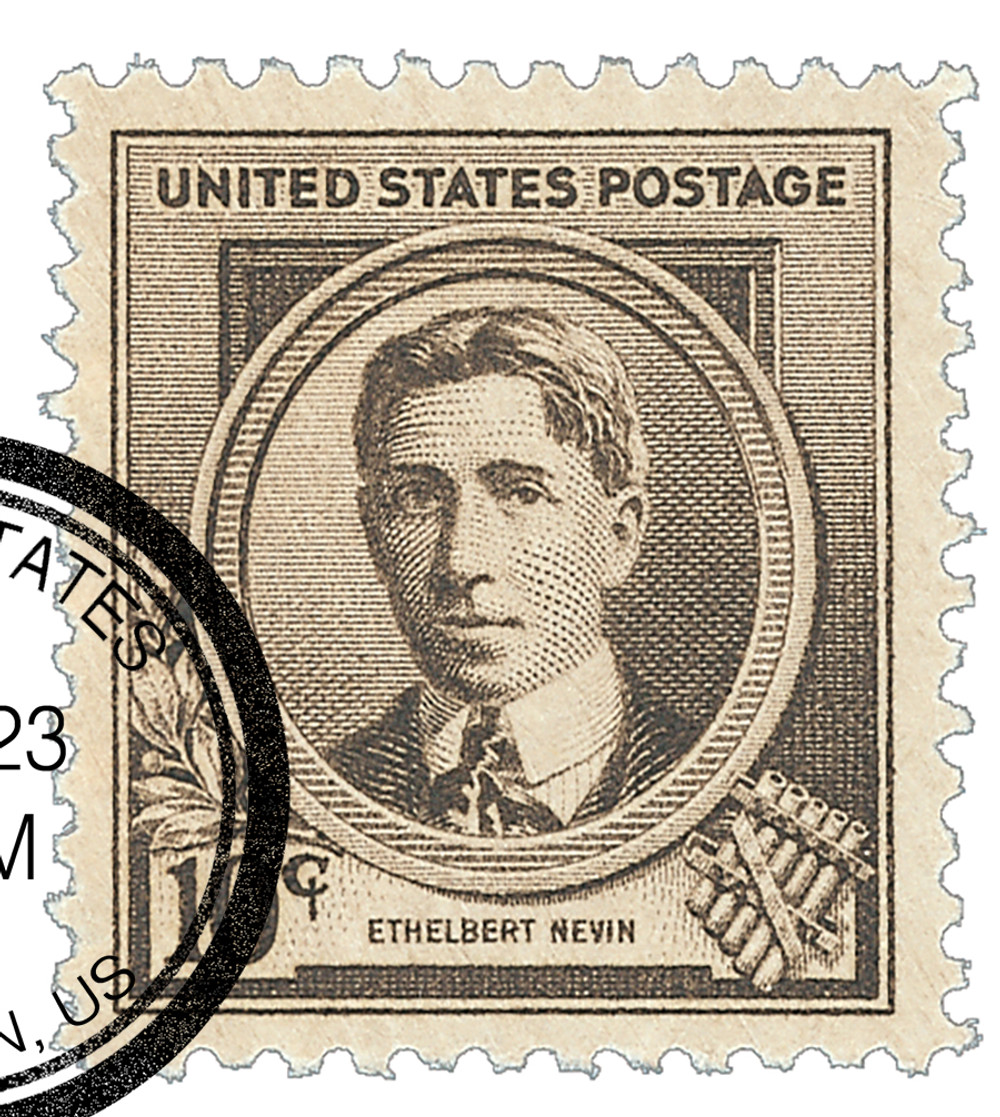 883 - 1940 10c Famous Americans Series: Ethelbert Nevin