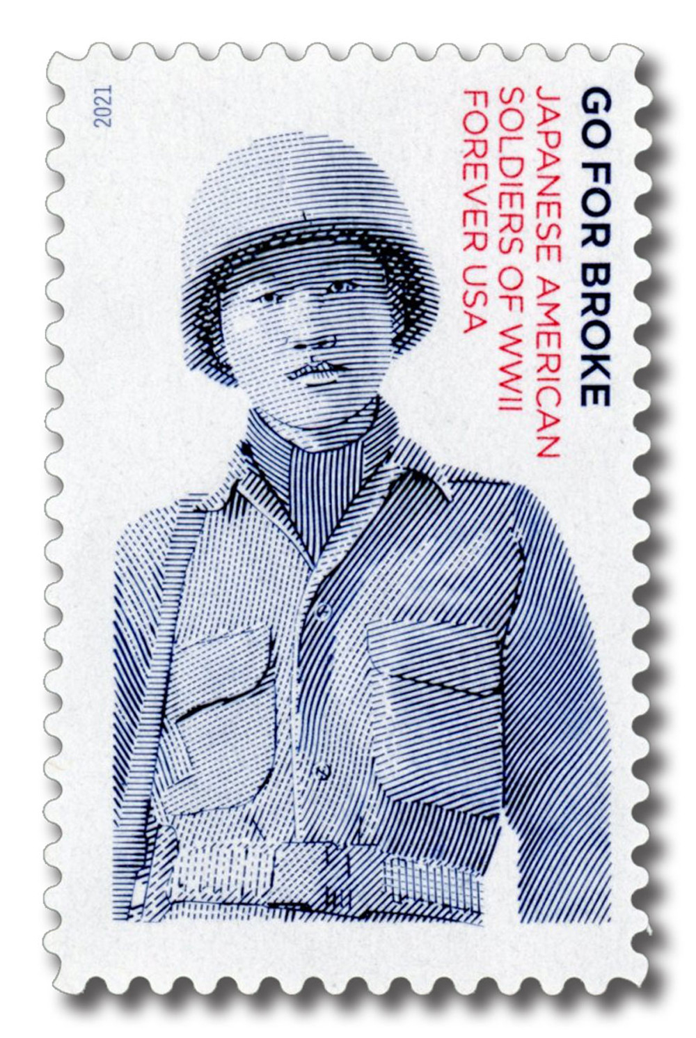 5593 - 2021 First-Class Forever Stamp - Go For Broke
