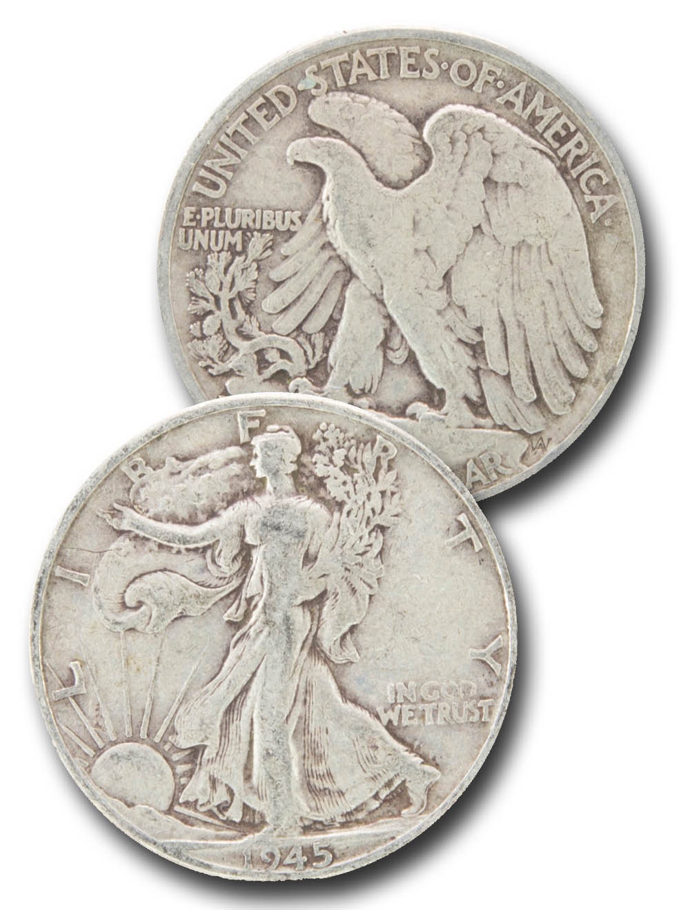 CH-945D - 1945-D Walking Liberty Half Dollar - Mystic Stamp