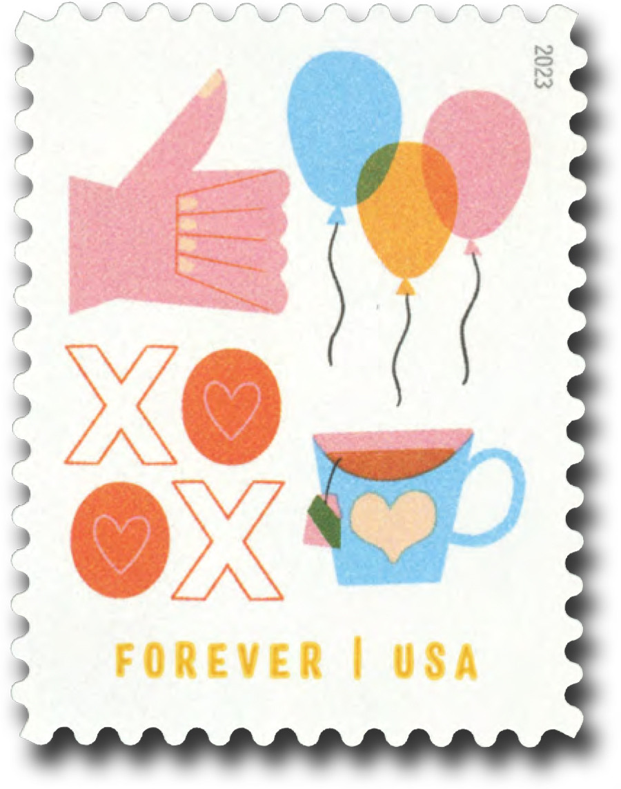 5807 - 2023 First-Class Forever Stamp - Thinking of You: Hand with