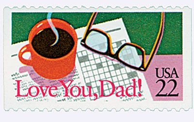 2270 - 1987 22c Special Occasions: Love You, Dad! - Mystic Stamp