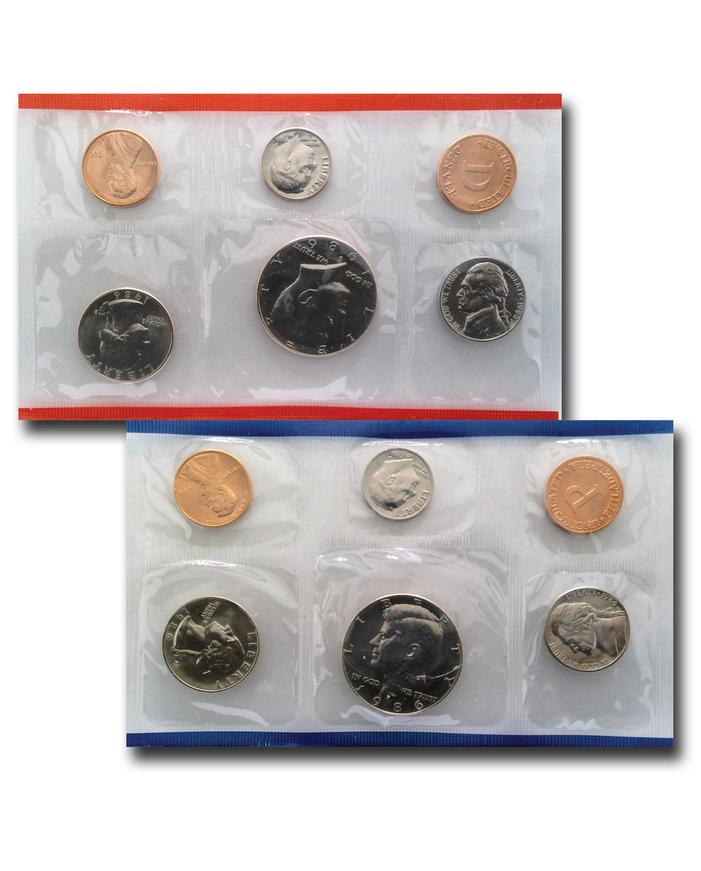 CN1986M - 1986 United States Mint Set, Denver & Philadelphia Mint