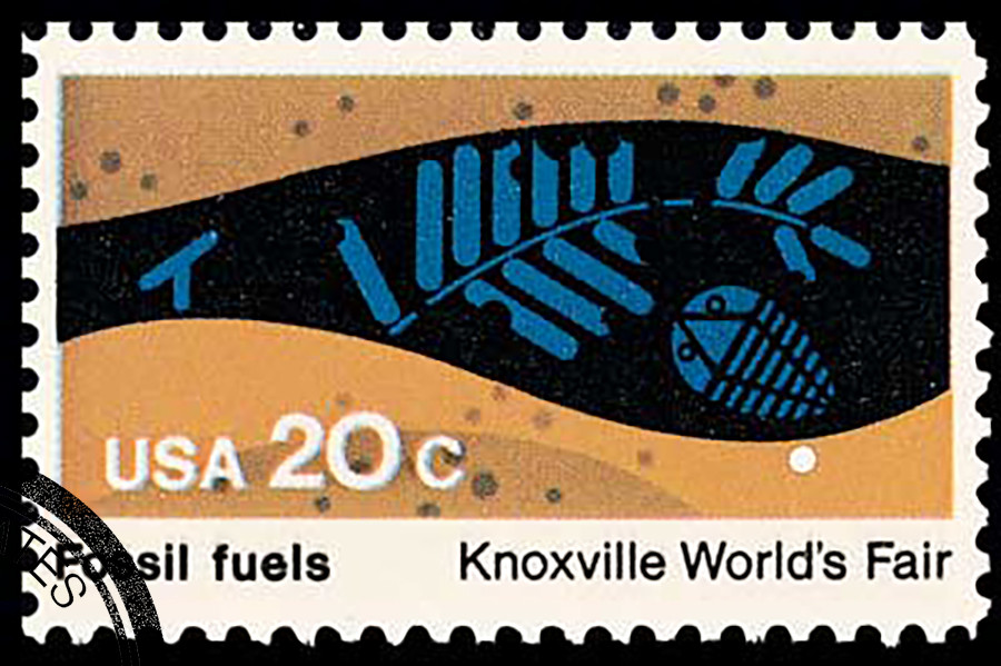 2009 - 1982 20c Knoxville World's Fair: Fossil Fuels - Mystic