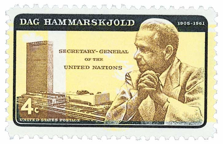 1204 - 1962 4c Dag Hammarskjold, Inverted - Mystic Stamp Company