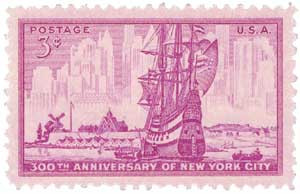 1027 - 1953 3c New York City - Mystic Stamp Company
