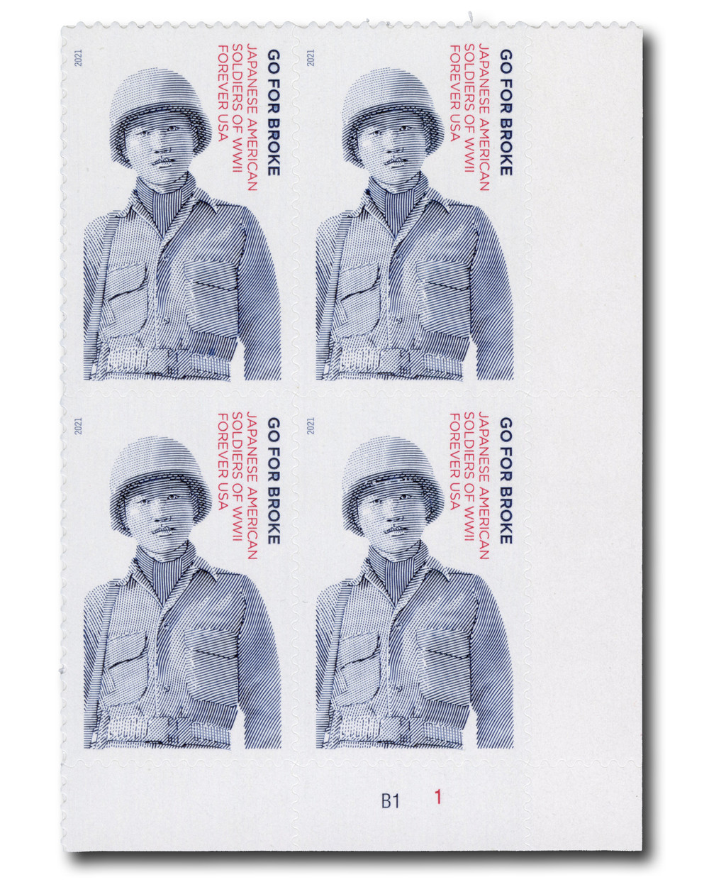 5593 - 2021 First-Class Forever Stamp - Go For Broke: Japanese