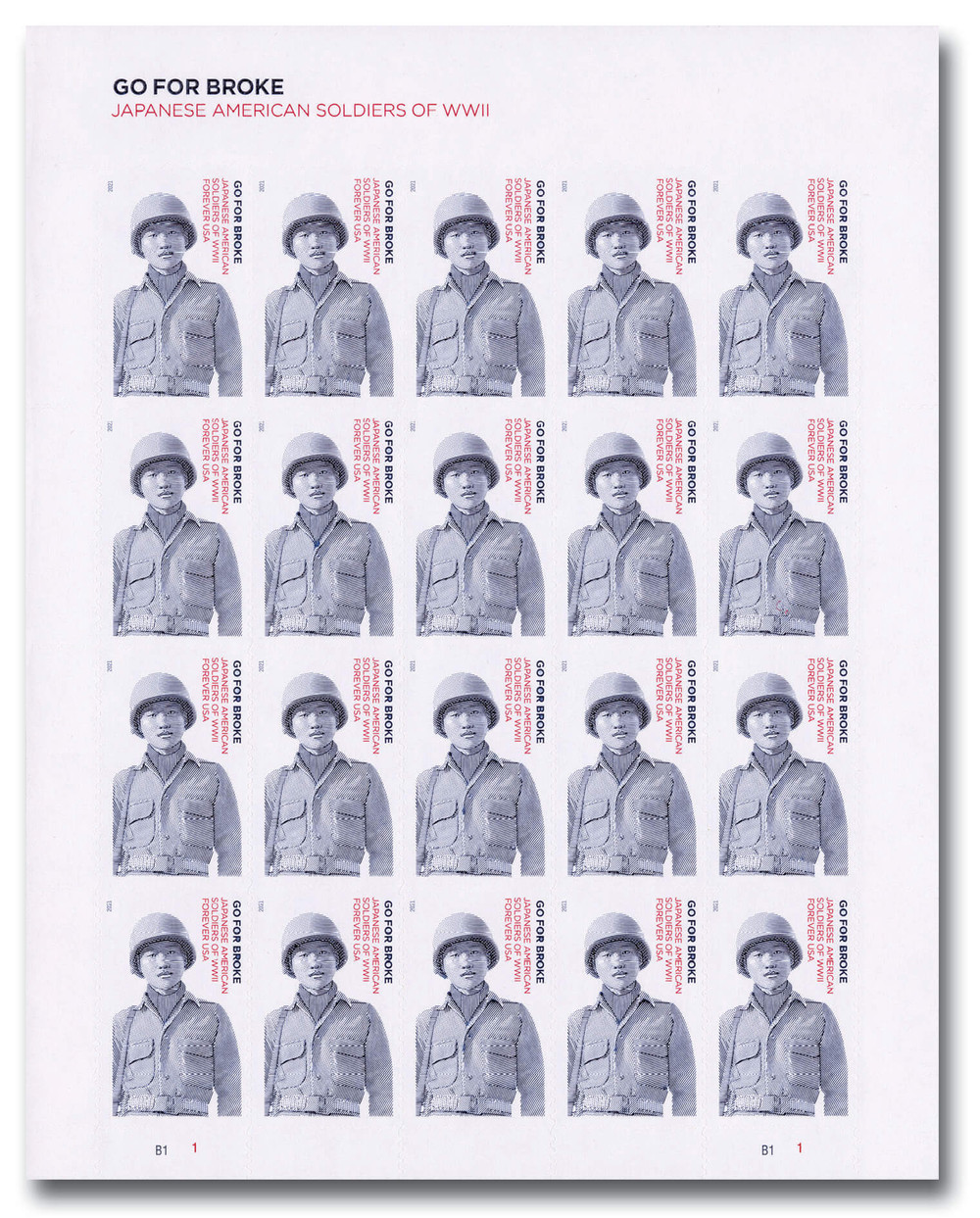 5593 - 2021 First-Class Forever Stamp - Go For Broke: Japanese
