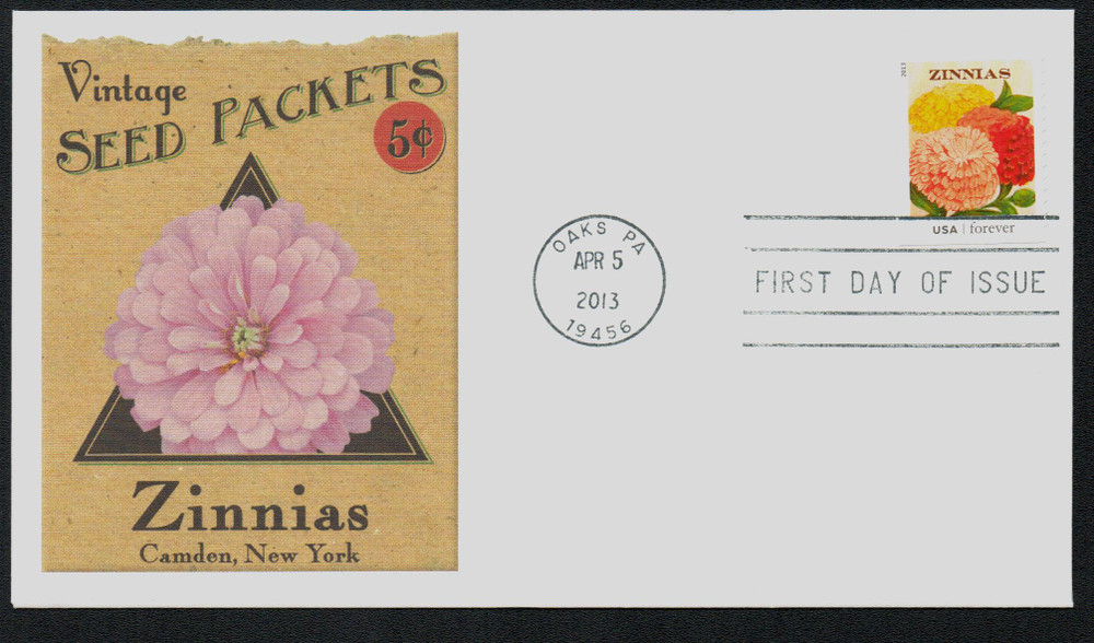 フォーエバースタンプ (2013) 4759 - 2013 First-Class Forever Stamp - Vintage Seed Packets