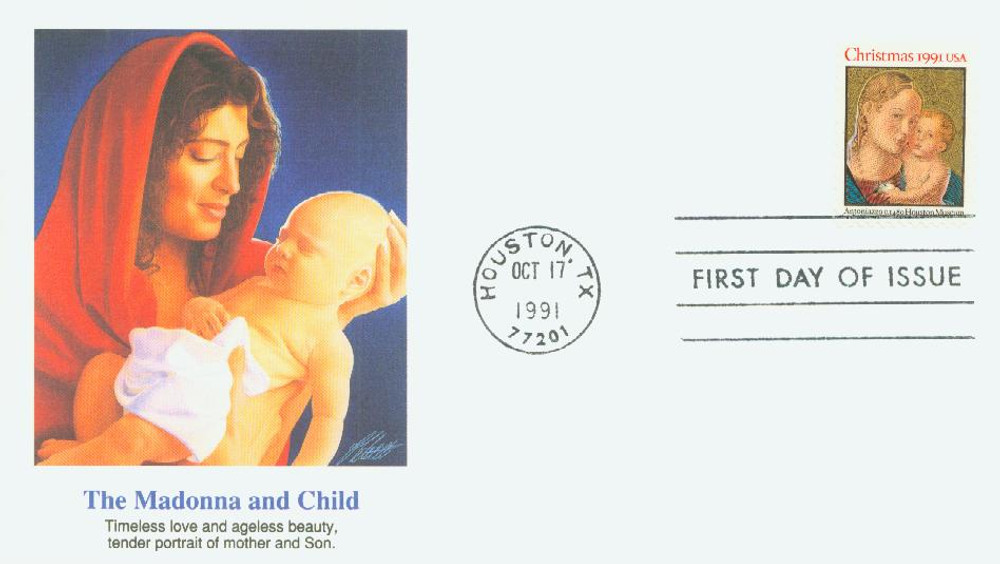 佐野元春-Merry Christmas 1991 PROMOCD 2578 - 1991 29c Traditional Christmas: Madonna and Child