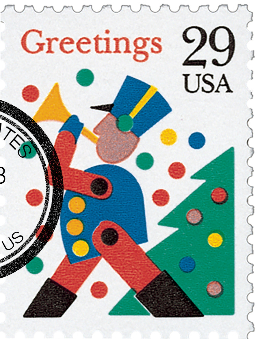 2794 - 1993 29c Christmas Greetings: Soldier - Mystic Stamp Company