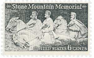 1408 - 1970 6c Stone Mountain Memorial - Mystic Stamp Company