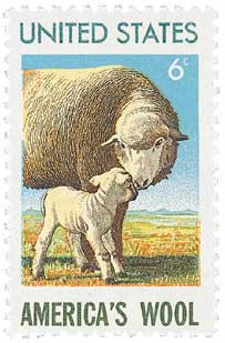 1423 - 1971 6c America's Wool Industry - Mystic Stamp Company
