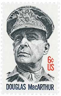 1424 - 1971 6c General Douglas MacArthur - Mystic Stamp Company