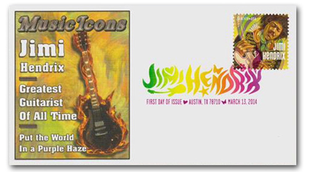 4880 - 2014 First-Class Forever Stamp - Music Icons: Jimi