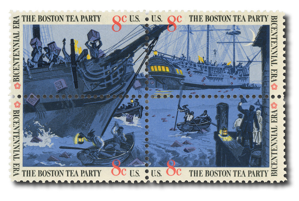 1480-83 - 1973 8c Boston Tea Party - Mystic Stamp Company