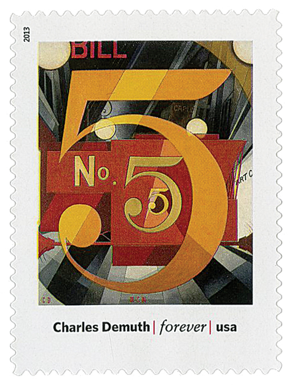 フォーエバースタンプ (2013) 4748a - 2013 First-Class Forever Stamp - Modern Art in