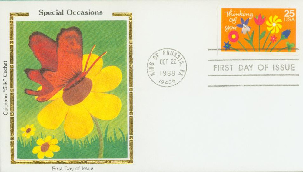 313084 -- Colorano Silk First Day Cover -- First Day Cover
