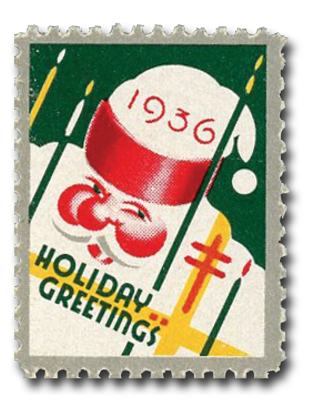 洋書 50years ofChristmasTables WX81 - 1936 Christmas Seal - Mystic Stamp Company