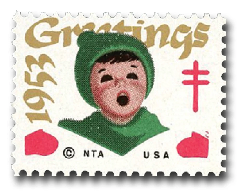 WX164 - 1953 National Tuberculosis Association Christmas Seal
