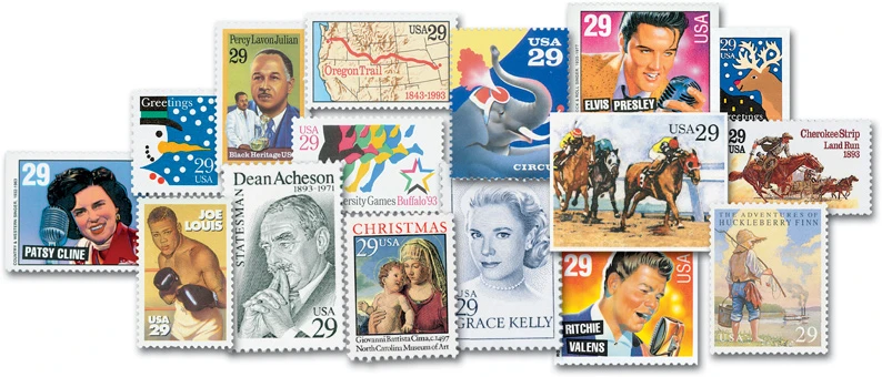 YS1993C - 1993 Complete Commemorative Year Set, 92 Stamps - Mystic