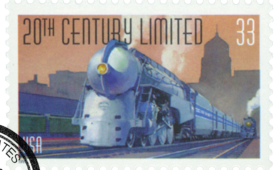 3335 - 1999 33c All Aboard!: 20th Century Limited - Mystic Stamp