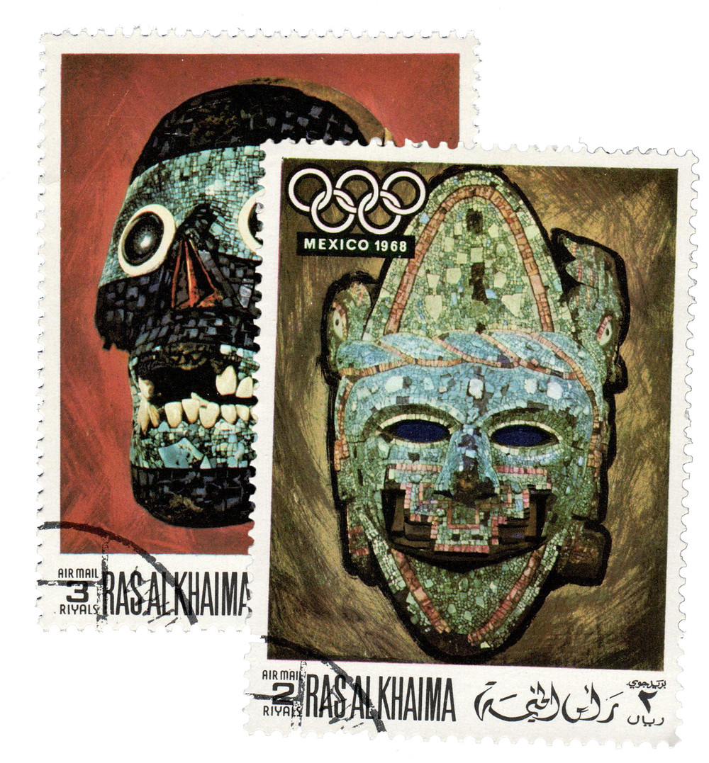 Timbre: Věra Čáslavská, Czechoslovakia (Ras Al-Khaimah(Jeux Olympiques d’été 1972 - Munich (I