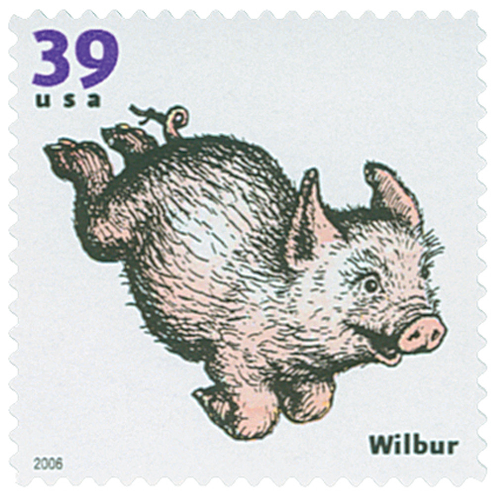 3988 - 2006 39c Children's Book Animals: Wilbur - Mystic