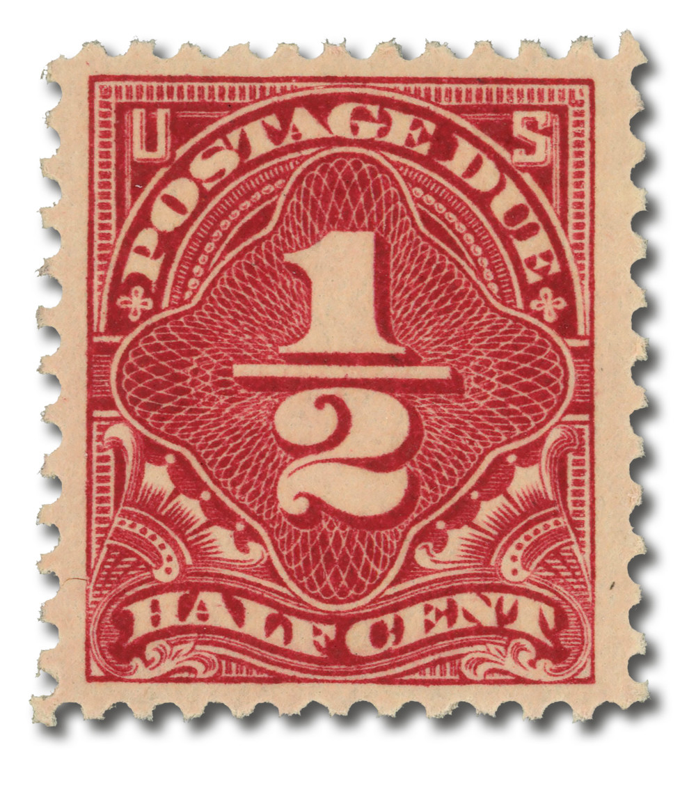 J68 - 1925 ½c Postage Due, Dull Red, Perf. 11, Unwatermarked