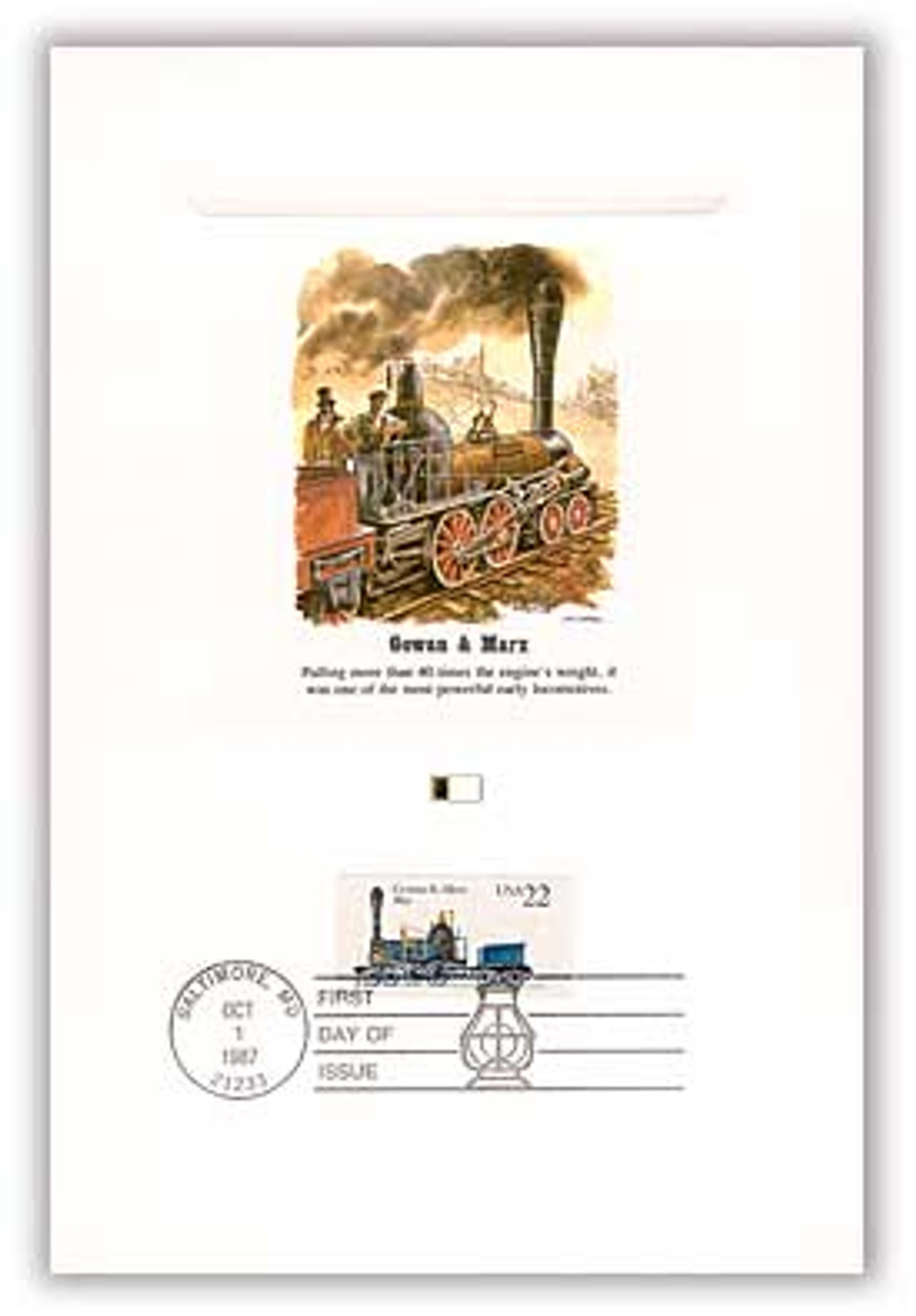 46333 -- First Day Cover Proofcard -- First Day Cover