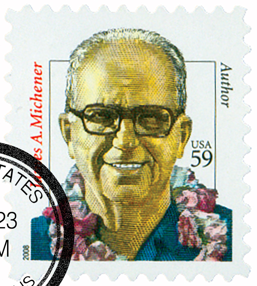 3427A - 2008 59c Distinguished Americans: James A. Michener