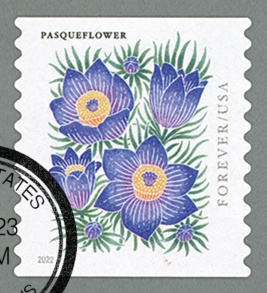 5675 - 2022 First-Class Forever Stamp - Mountain Flora (coil