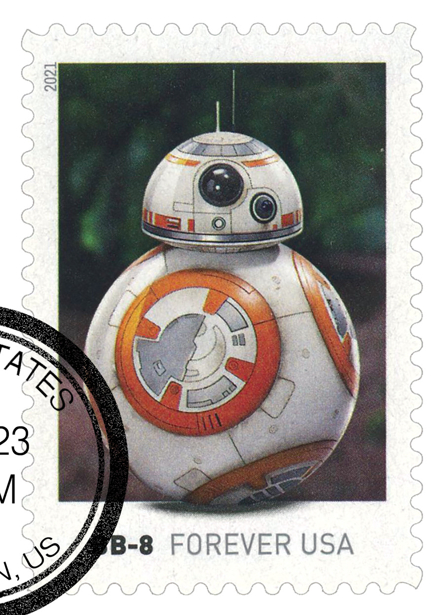 5578 - 2021 First-Class Forever Stamp - Star Wars Droids: BB-8