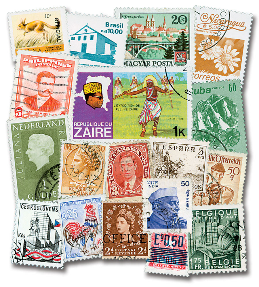 M3737 - Worldwide Collection, 1000 Different Mint & Used Stamps  display picture 1