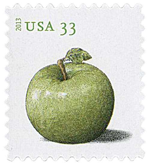 4729 - 2013 33c Apples, Granny Smith - Mystic Stamp Company
