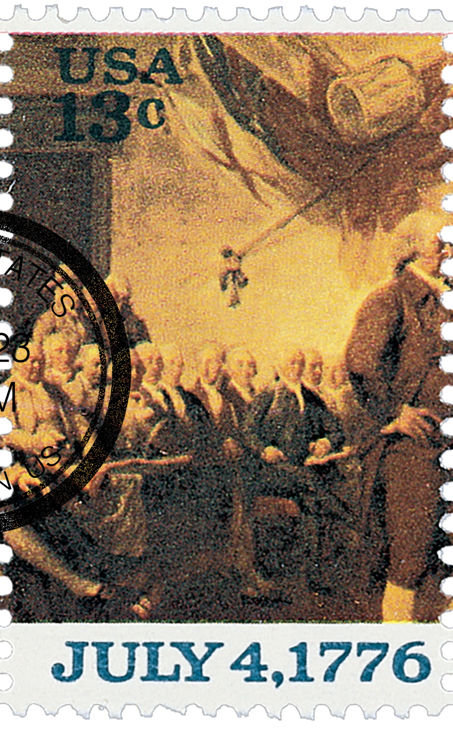 1692 - 1976 13c Declaration of Independence: John Adams - Mystic