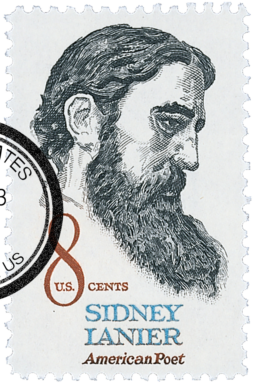 1446 - 1972 8c Sidney Lanier - Mystic Stamp Company