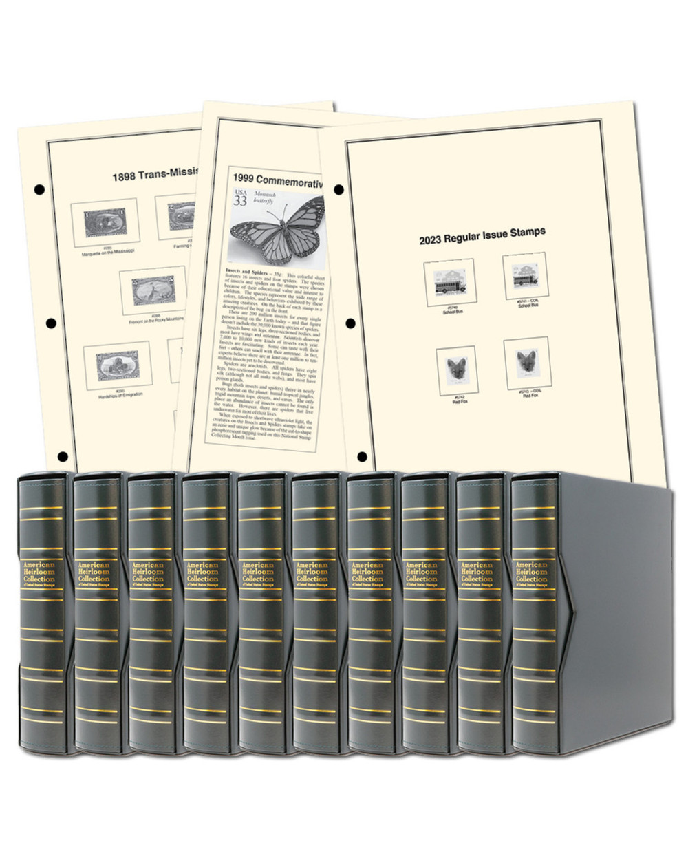 DS166 - 1847-2025 Volumes I-X, Mystic's Hingeless American