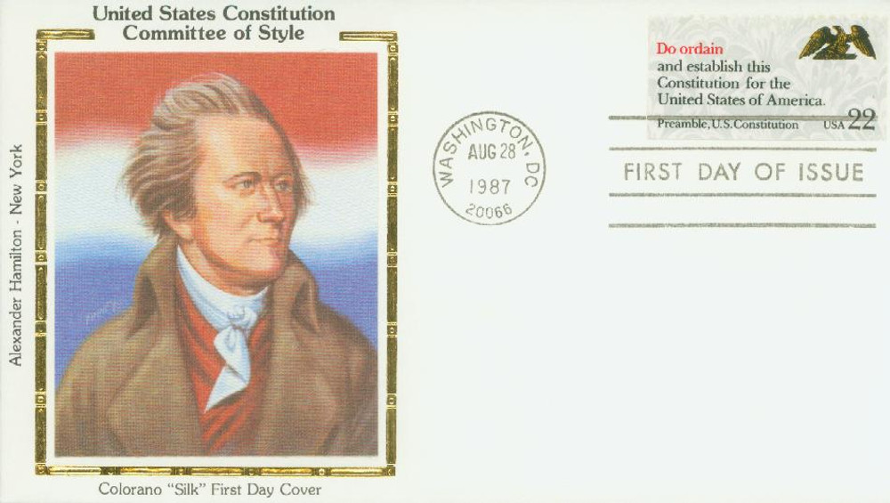312725 -- Colorano Silk First Day Cover -- First Day Cover
