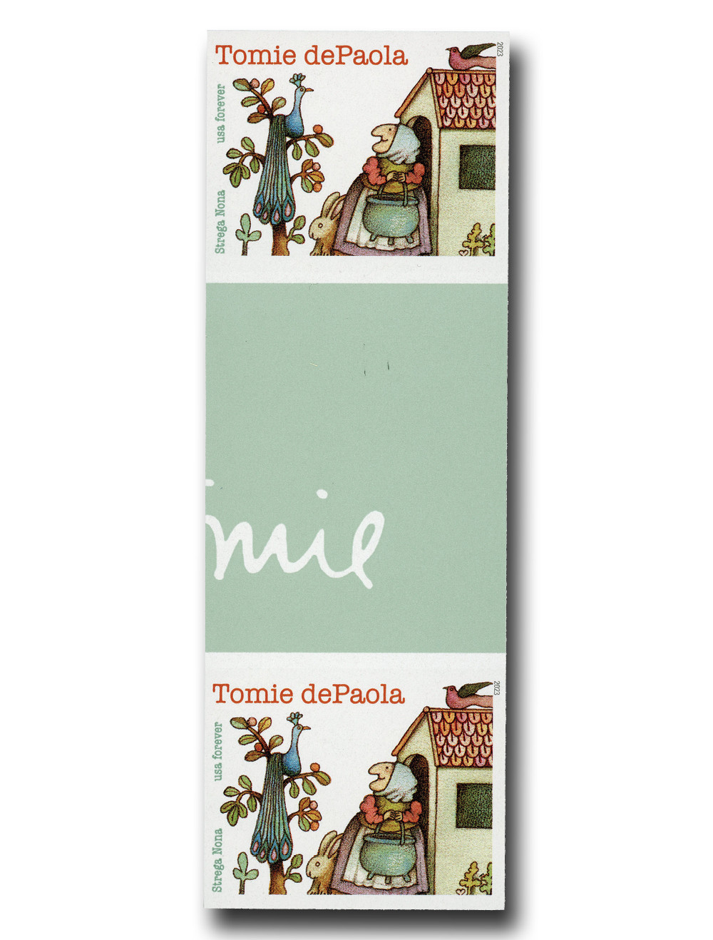1433228 -- Mint Imperf Horiz. Gutter Pair -- Mint Stamp(s)