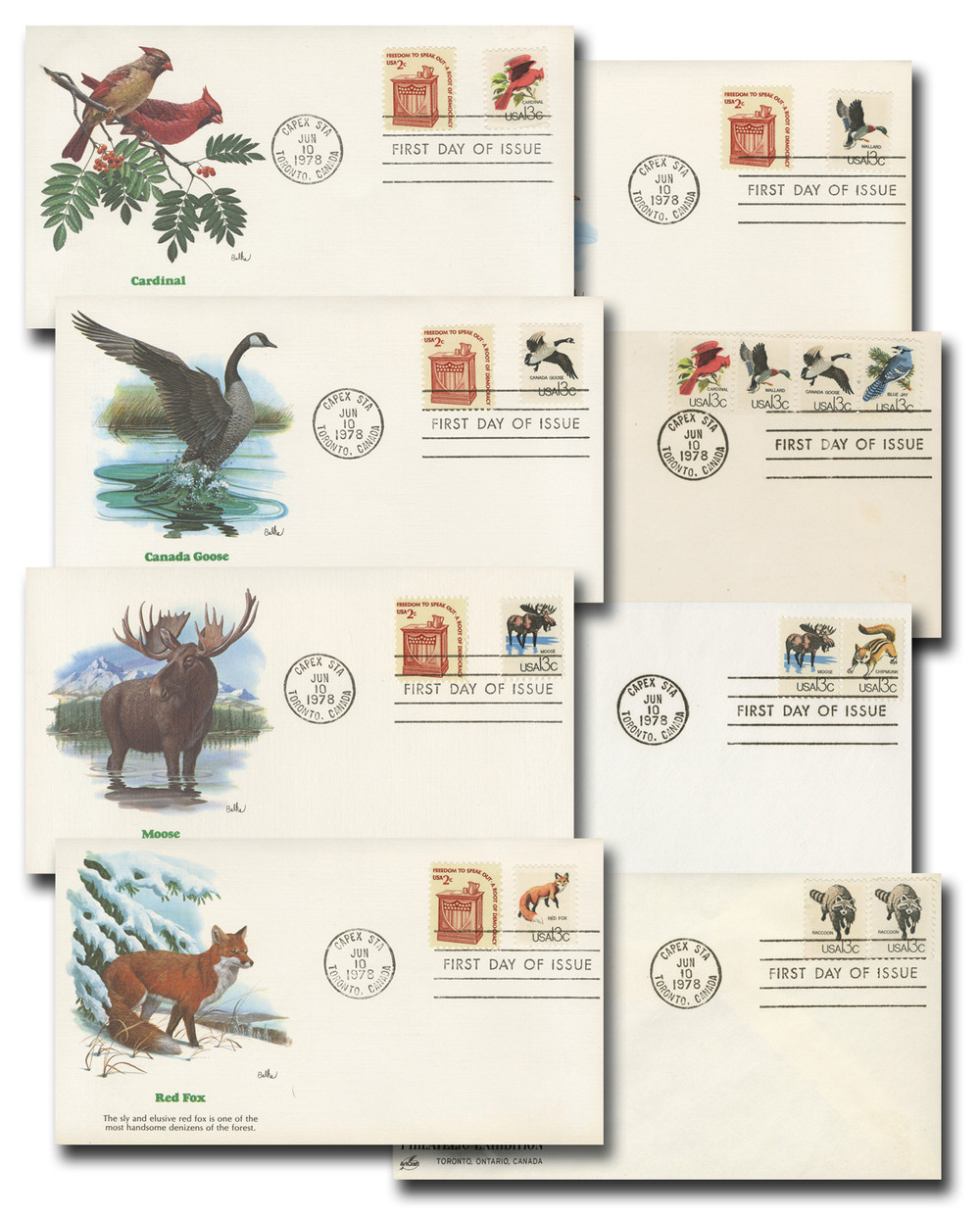 306977 -- Classic First Day Cover Set -- First Day Cover