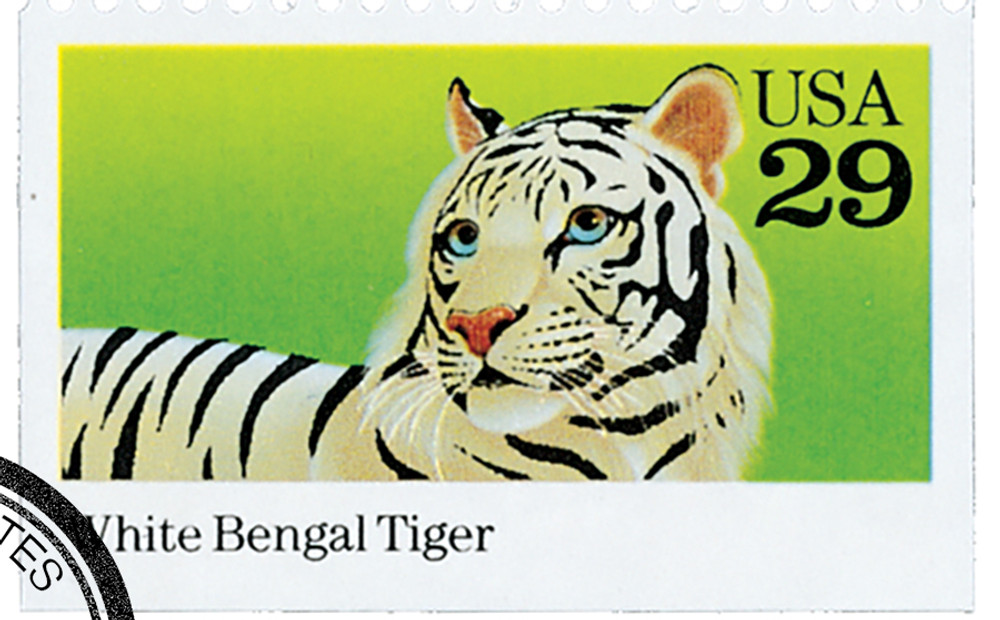 2709 - 1992 29c Wild Animals: White Bengal Tiger - Mystic