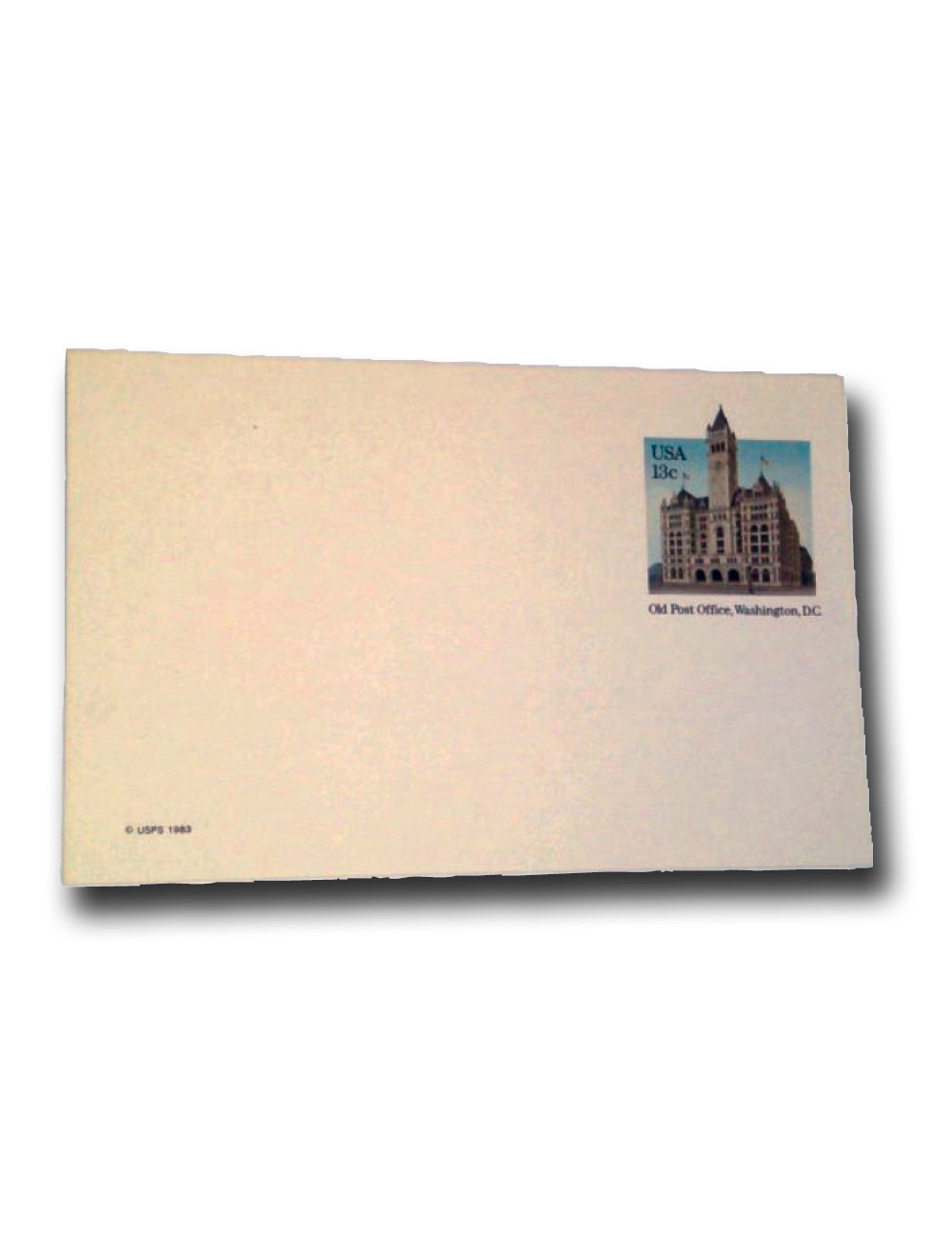 UX99 - 1983 13c Old Post Office in Washington, D.C., Postal Card