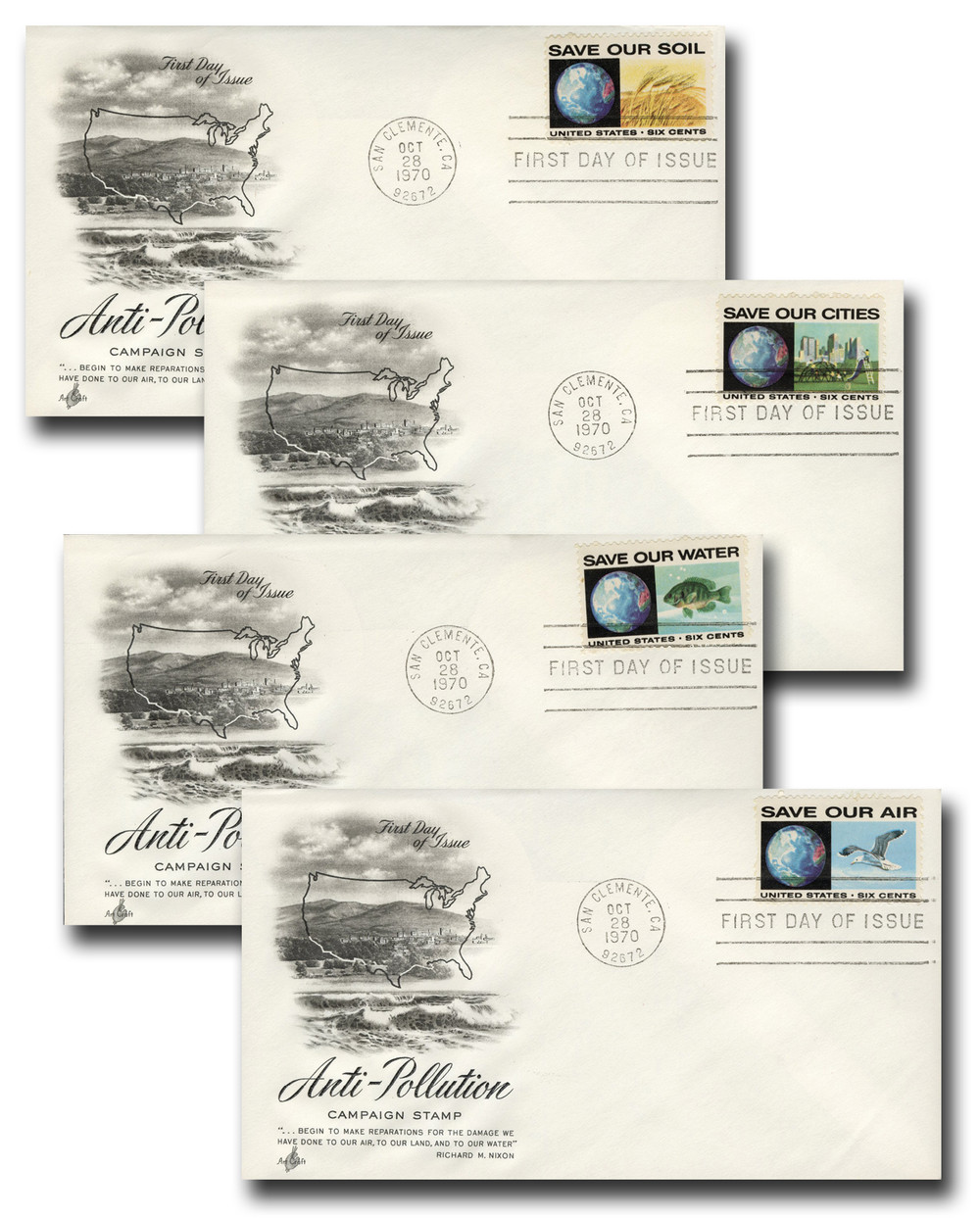 303619 -- Classic First Day Cover Set -- First Day Cover