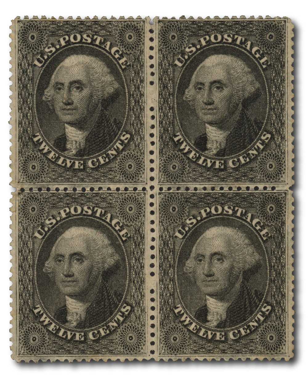 872758 -- Unused Block of 4 -- Unused Stamp(s) -- small flaws